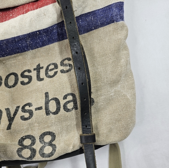 Stash Co Dutch vintage mail canvas backpack - Picture 3 of 8